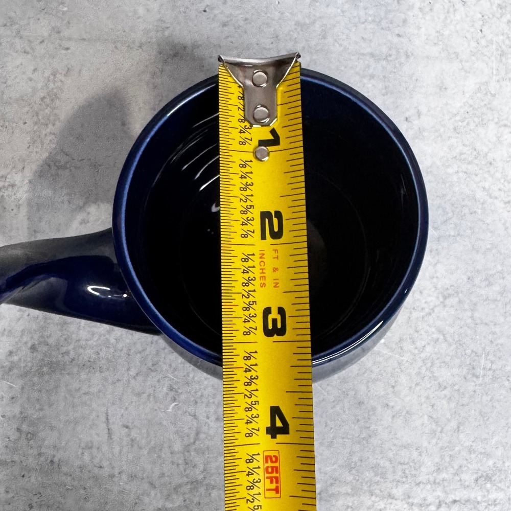 Dennis East International DEI Navy Blue Whale Tail Handle Ceramic Coffee Mug - Picture 8 of 8